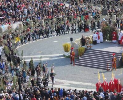 Vaticano, Messa della Domenica delle Palme presieduta da Papa Francesco