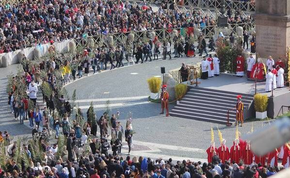 Vaticano, Messa della Domenica delle Palme presieduta da Papa Francesco