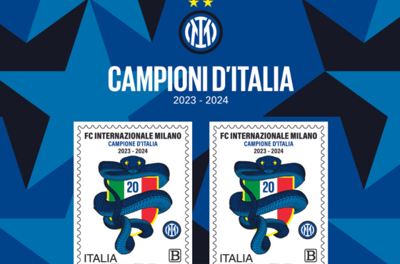 Poste Italiane omaggia l'Inter: un francobollo dedicato ai Campioni d'Italia
