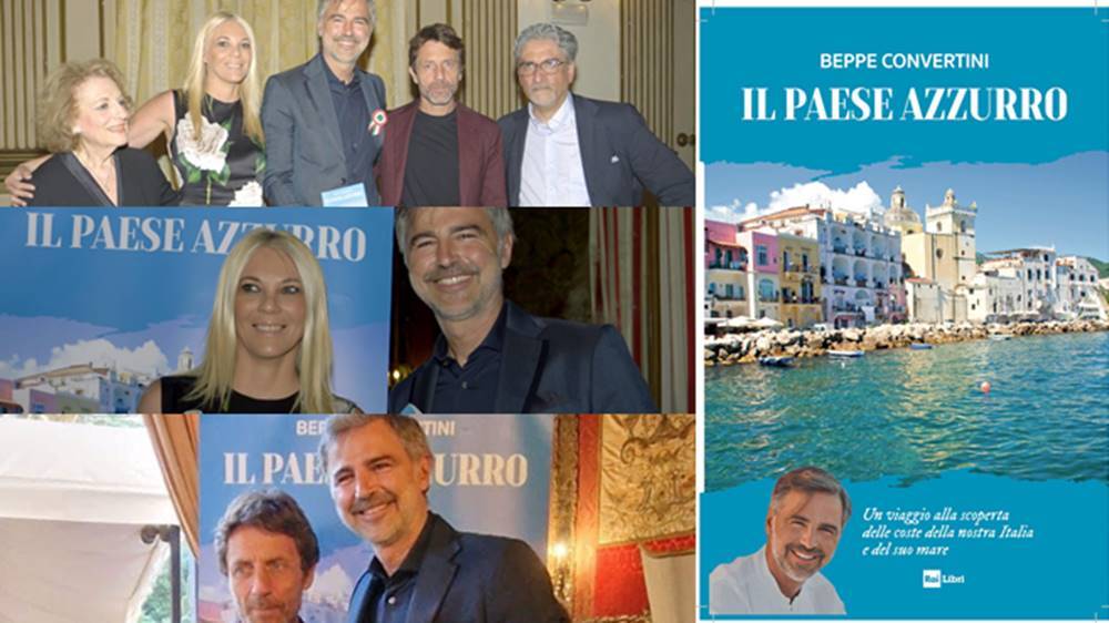 Successo a Palazzo Brancaccio della presentazione del nuovo Libro di Beppe Convertini “Il Paese azzurro”