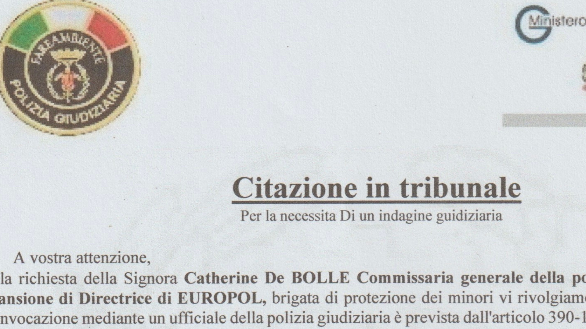 “Lei è stato citato in Tribunale”…. occhio alle truffe a tema giudiziario