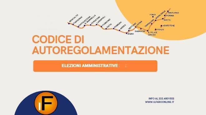 Elezioni amministrative novembre 2024, Codice di autoregolamentazione